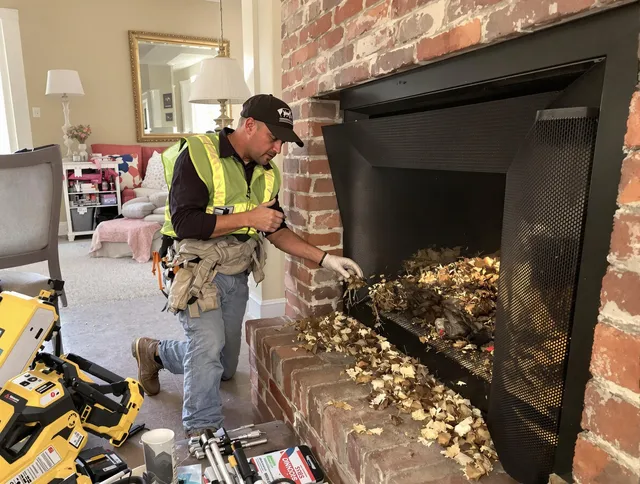 Safe screening installation by Windham Chimney Sweep in Windham, CT