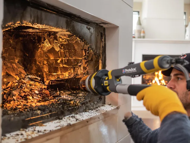 Professional chimney cleaning by Windham Chimney Sweep in Windham, CT
