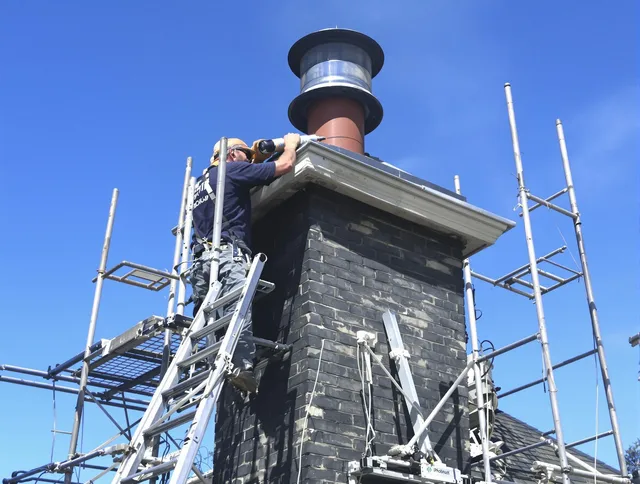 Sturdy chimney crown finished by Windham Chimney Sweep in Windham, CT