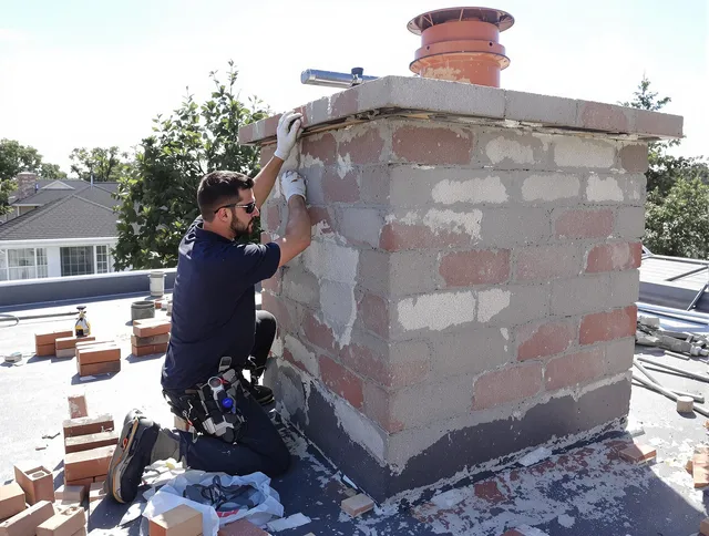 Advanced chimney repair process by Windham Chimney Sweep in Windham, CT