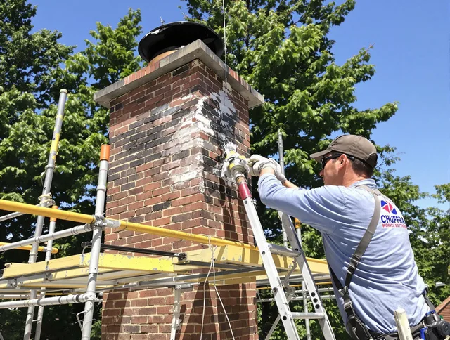 Structural chimney repair by Windham Chimney Sweep in Windham, CT