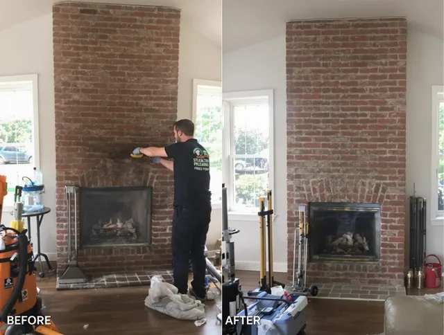 Finished chimney sweeping service by Windham Chimney Sweep in Windham, CT