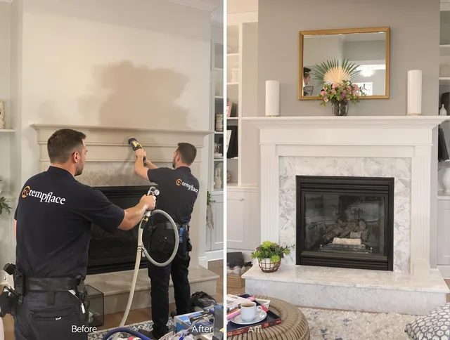 Professional soot removal by Windham Chimney Sweep team in Windham, CT